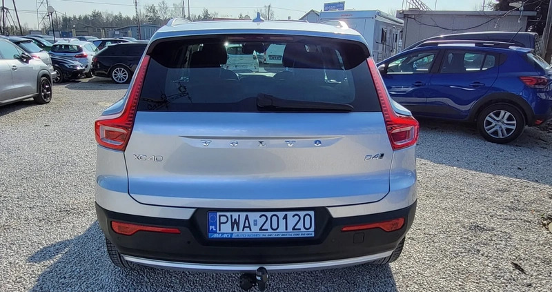 Volvo XC 40 cena 119900 przebieg: 123000, rok produkcji 2018 z Przedbórz małe 466